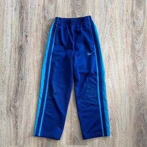 Nike Kids Navy and Light Blue Joggers
